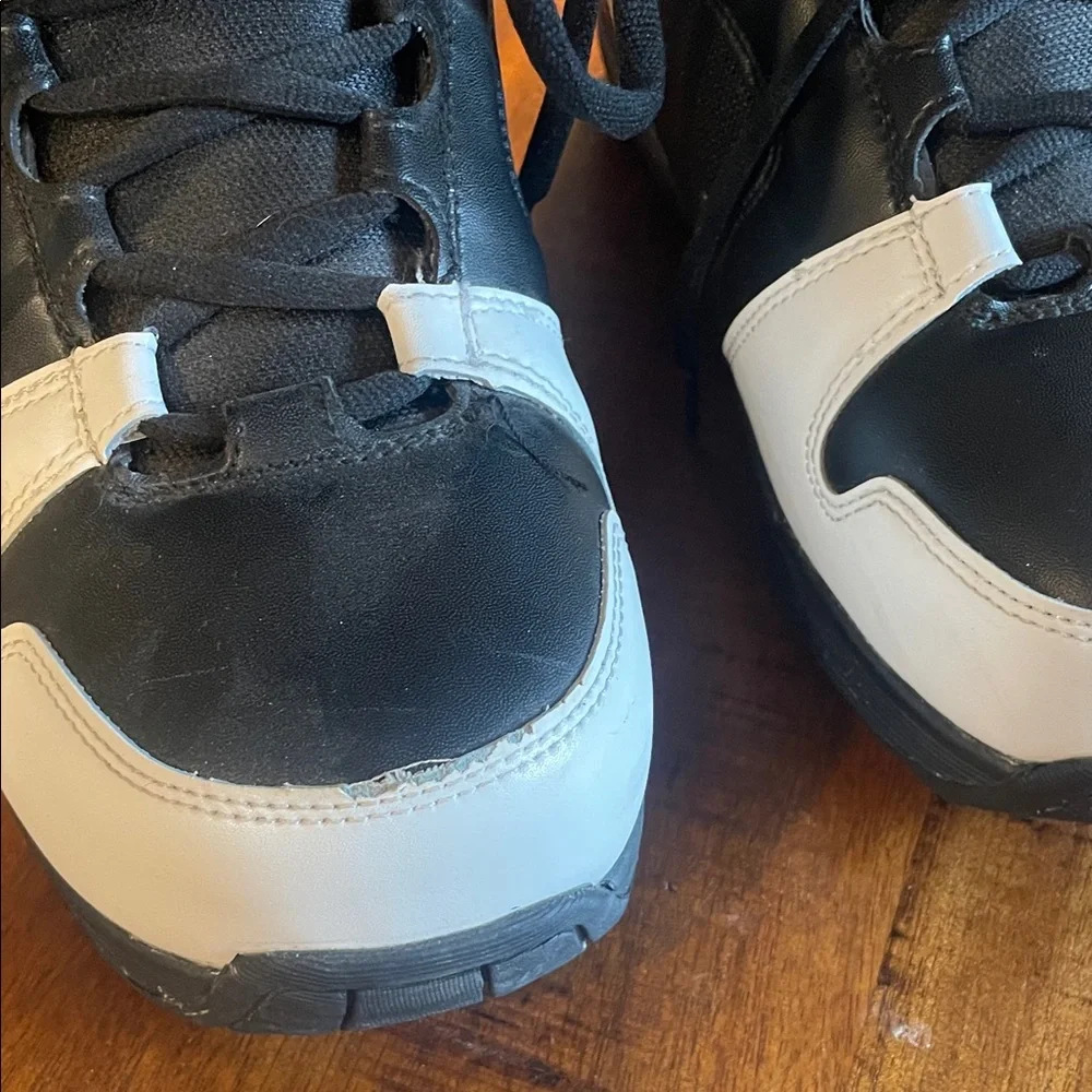 System Black and White Snowboard Boots